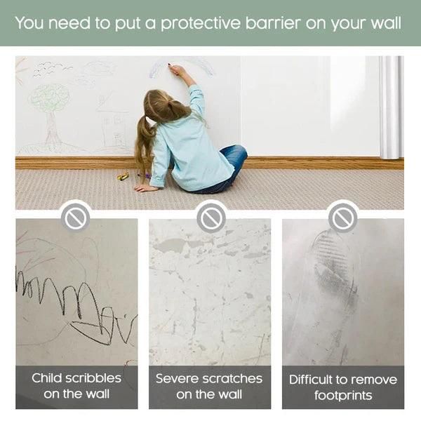 Clear Wall Sticker Roll (Buy 1 Get 1 Free – 2 pcs) - Wall Shield, Scratch Resistant, Peel and Stick